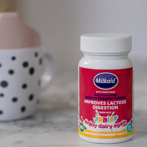 Milkaid Junior Lactase Enzyme Tablets 60's