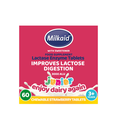 Milkaid Junior Lactase Enzyme Tablets 60's