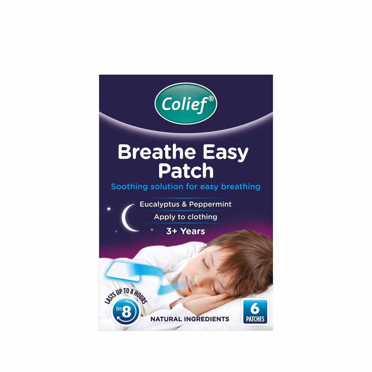 Olbas Breathe Easy Patches 6 Pack - Soothing Aroma Patches For Kids 3+, Helps With Stuffy Noses At Night