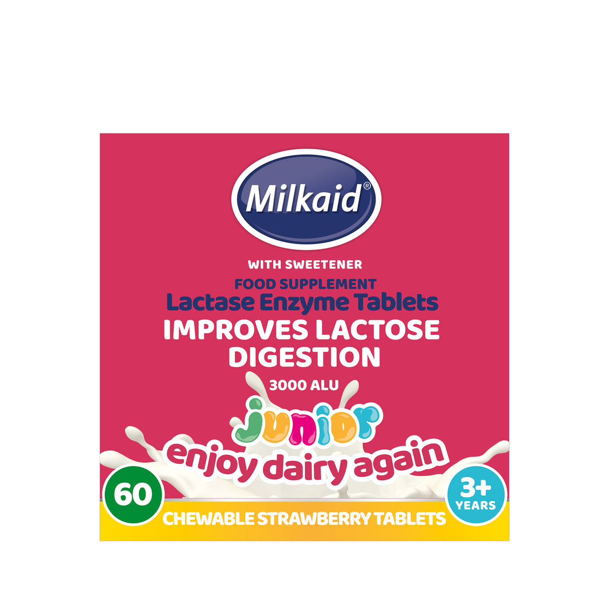 Junior Lactase Enzyme Tablets 60's Milkaid Singapore Colief Singapore